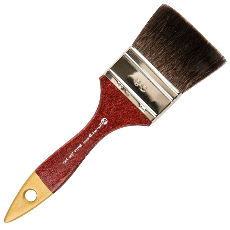 Dark Red Borciani Bonazzi Professional Artist Paint Brush Squirrel Series 201/V Size 60 Simple Thickness Paint Brushes
