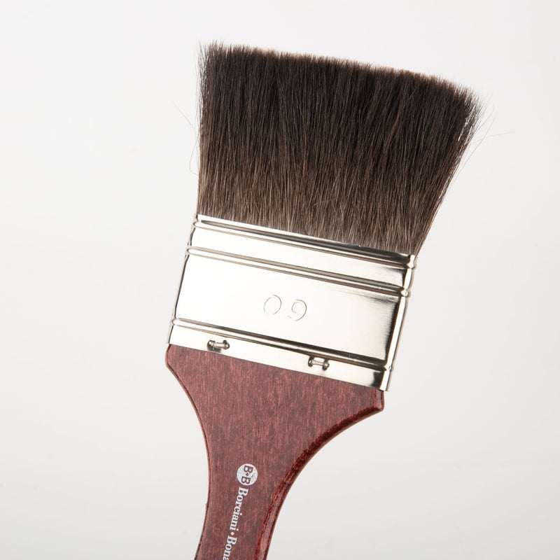 Dim Gray Borciani Bonazzi Professional Artist Paint Brush Squirrel Series 201/V Size 60 Simple Thickness Paint Brushes