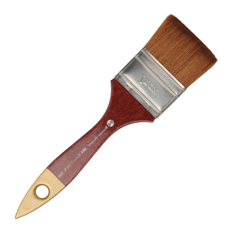 Saddle Brown Borciani Bonazzi Professional Artist Paint Brush Kolinsky Sable Series 204 Size 50 Mottler Paint Brushes