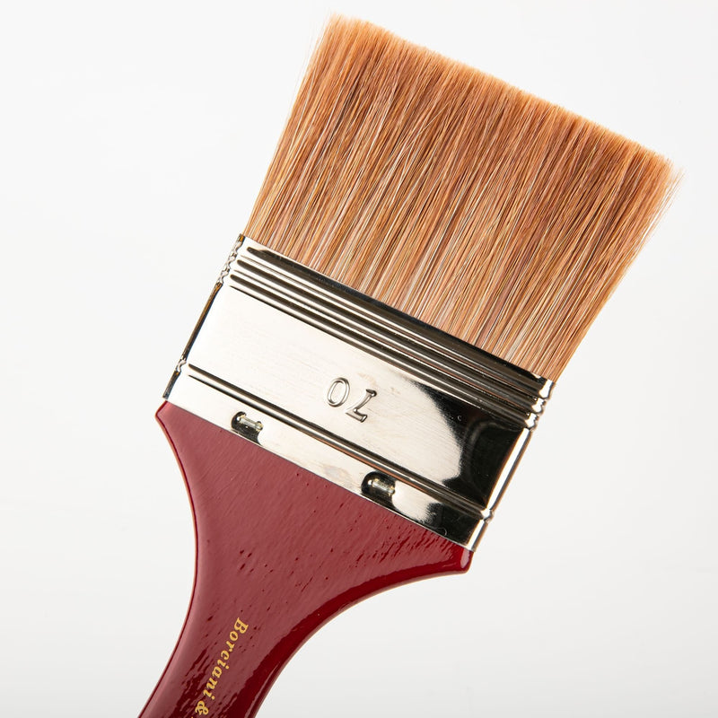 White Smoke Borciani Bonazzi Professional Artist Paint Brush Extra Ox Hair Series 205 Size 70 Simple Thickness Paint Brushes