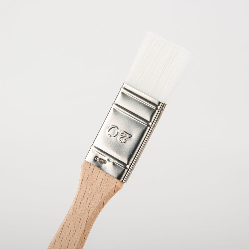 Gray Borciani Bonazzi Professional Artist Paint Brush White Synthetic Series 207 Size 20mm Simple Thickness Paint Brushes