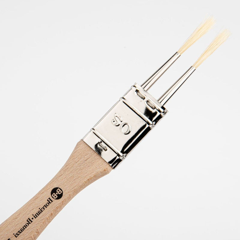 Borciani Bonazzi Professional Artist Paint Brush Extra Fine White Bris