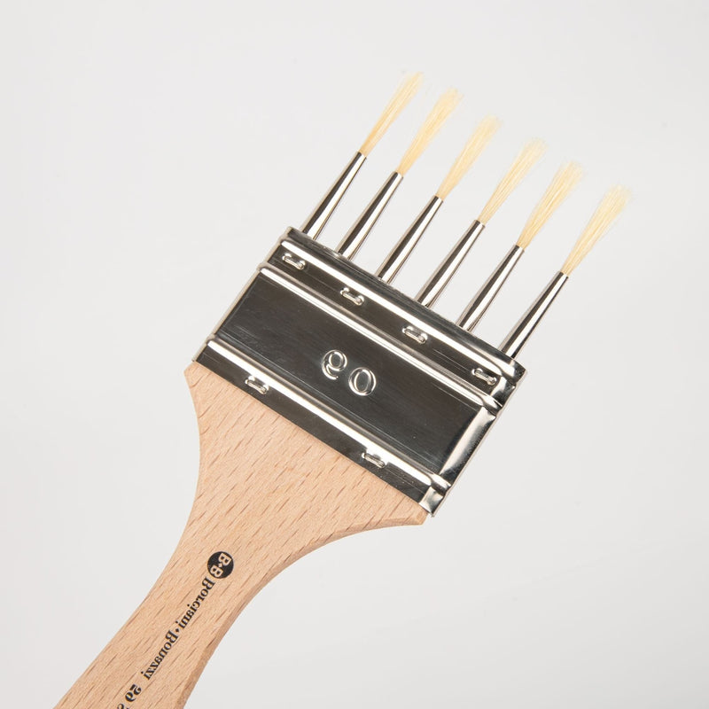 Borciani Bonazzi Professional Artist Paint Brush Extra Fine White Bris