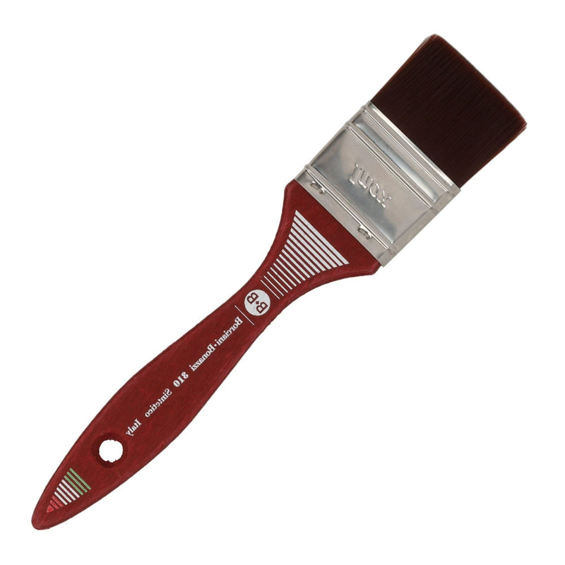 Saddle Brown Borciani Bonazzi Professional Artist Paint Brush Dark Red-Violet Synthetic Series 310 Size 40 Simple Thickness Paint Brushes