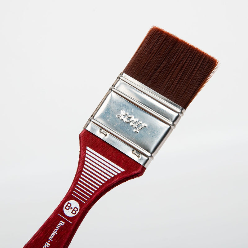 Dark Gray Borciani Bonazzi Professional Artist Paint Brush Dark Red-Violet Synthetic Series 310 Size 40 Simple Thickness Paint Brushes