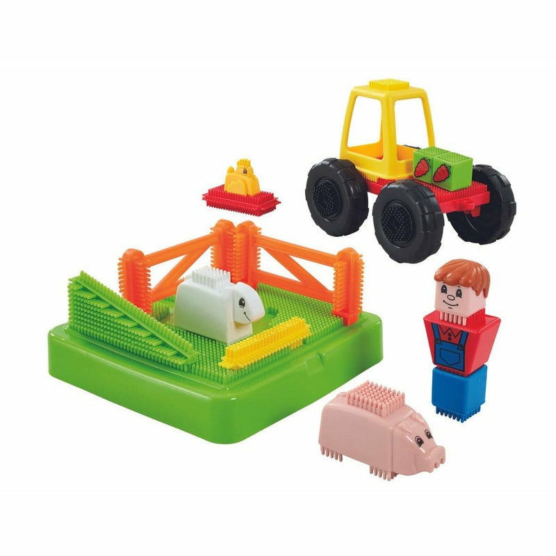 Olive Drab Stickle Bricks - Farm Set Kids Art and Craft