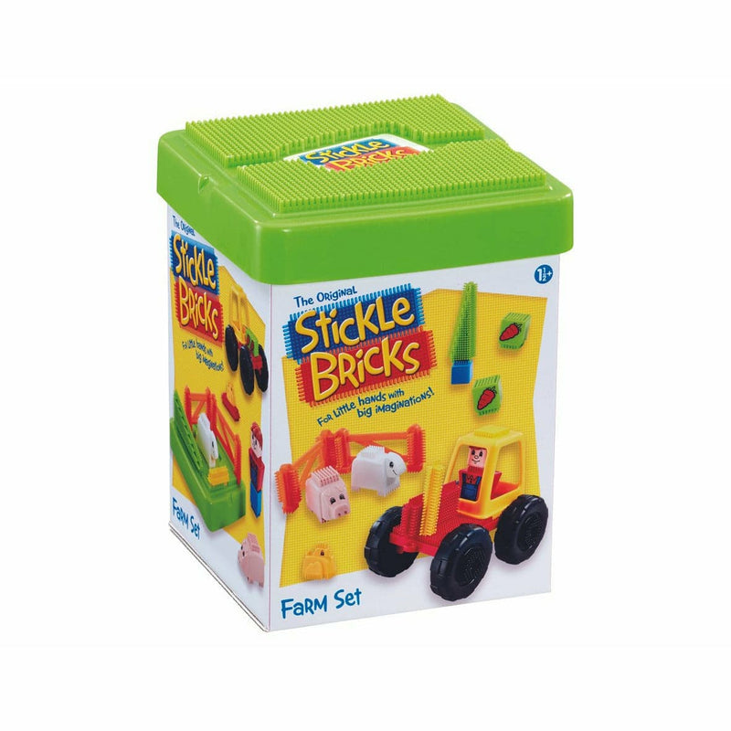 Dark Khaki Stickle Bricks - Farm Set Kids Art and Craft