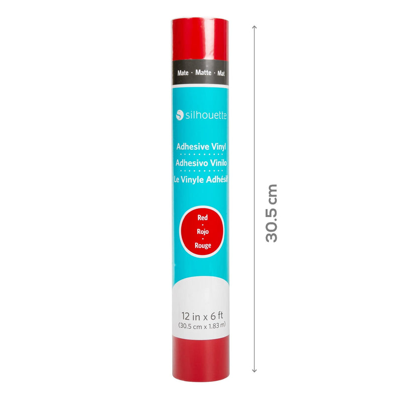 Dark Turquoise Silhouette Matte Removable Vinyl 30.5x183cm - Red Vinyl