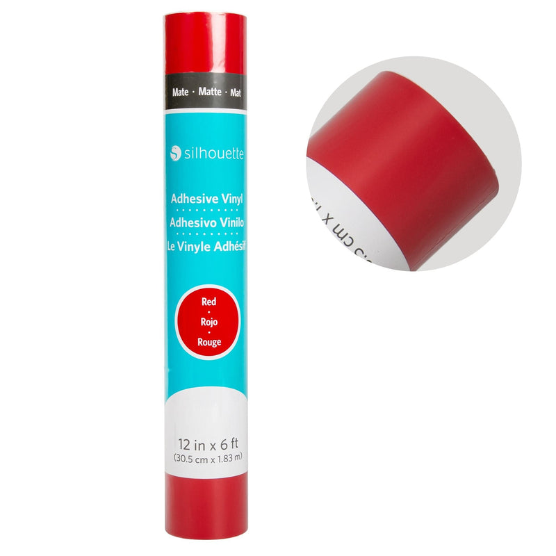Dark Turquoise Silhouette Matte Removable Vinyl 30.5x183cm - Red Vinyl