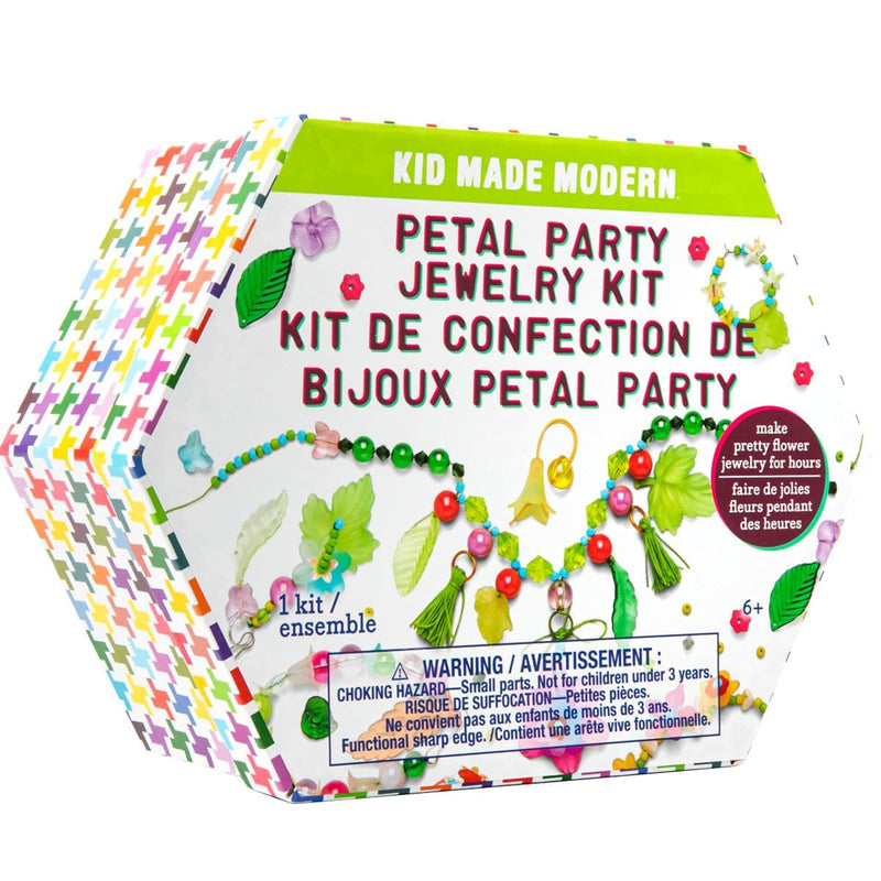 Beige Kid Made Modern - Petal Party Jewelry Kit Kids Craft Kits