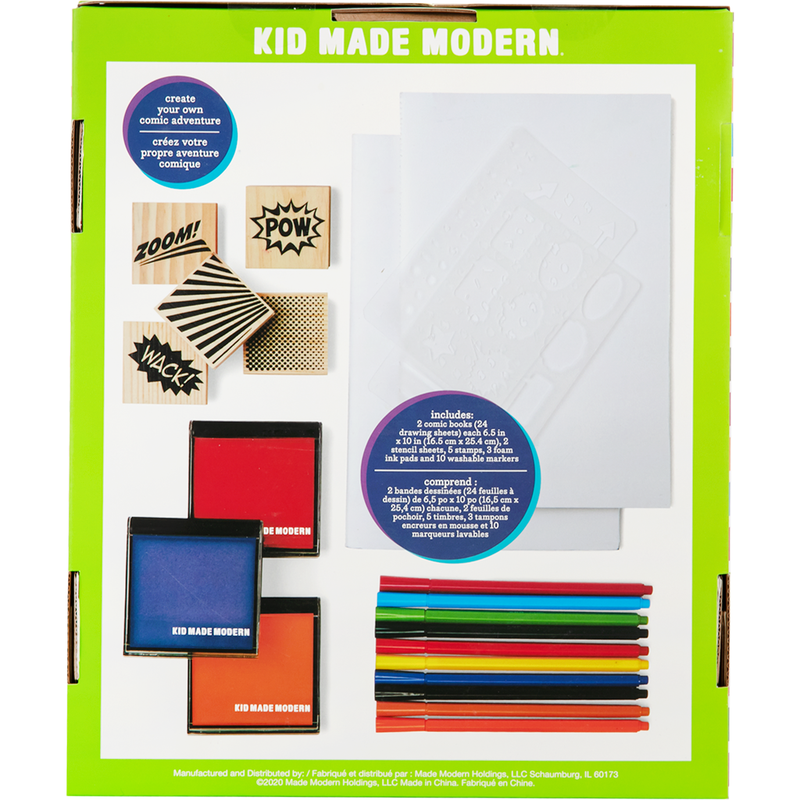 Beige Kid Made Modern - Comic Book Kit Kids Activites