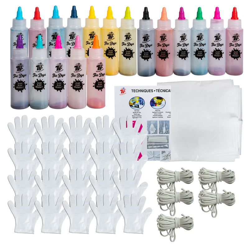 TBC Tie Dye Party Pack (123 Pieces)