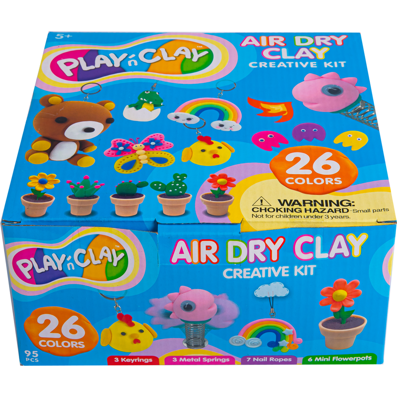 Dodger Blue TBC Air Dry Clay Kit Kids Activities