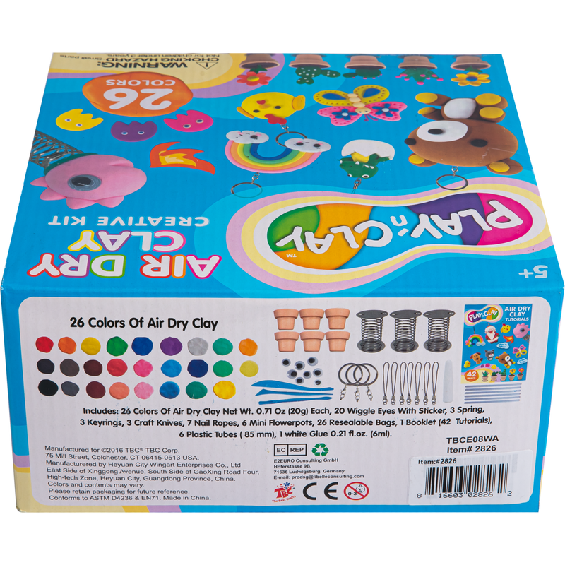 Gray TBC Air Dry Clay Kit Kids Activities