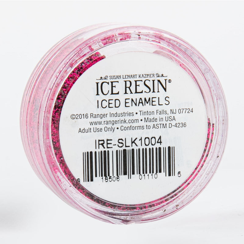 Lavender Iced Enamels Relique Powder 15ml - Raspberry Resin Dyes Pigments and Colours