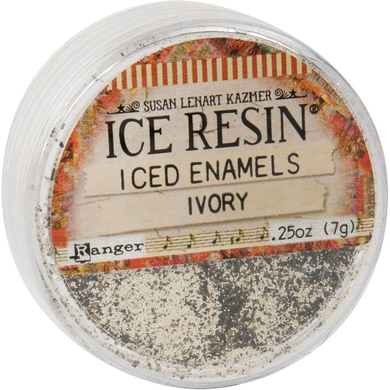 Tan Iced Enamels Relique Powder 15ml - Ivory Resin Dyes Pigments and Colours