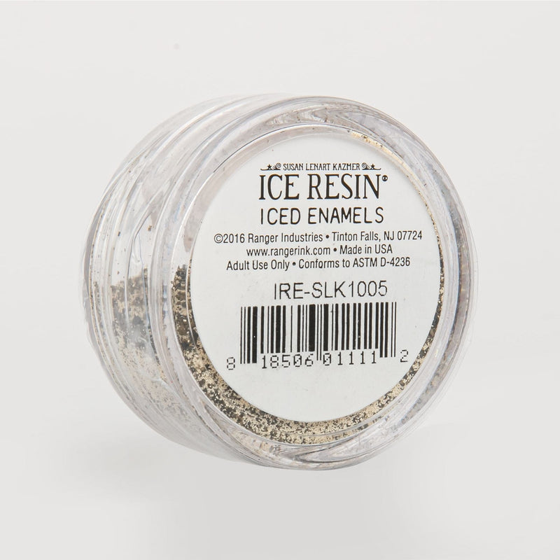 Gray Iced Enamels Relique Powder 15ml - Ivory Resin Dyes Pigments and Colours