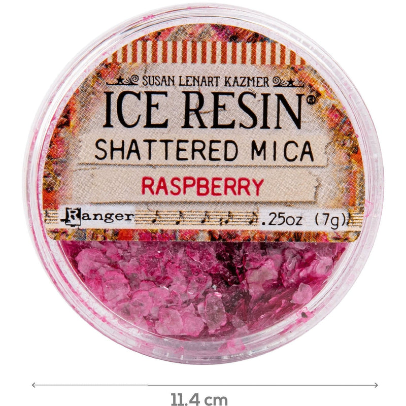 Pale Violet Red Ice Resin-Art Mechanique Inclusions Shattered Mica - Raspberry 7 grams Resin Mix Ins