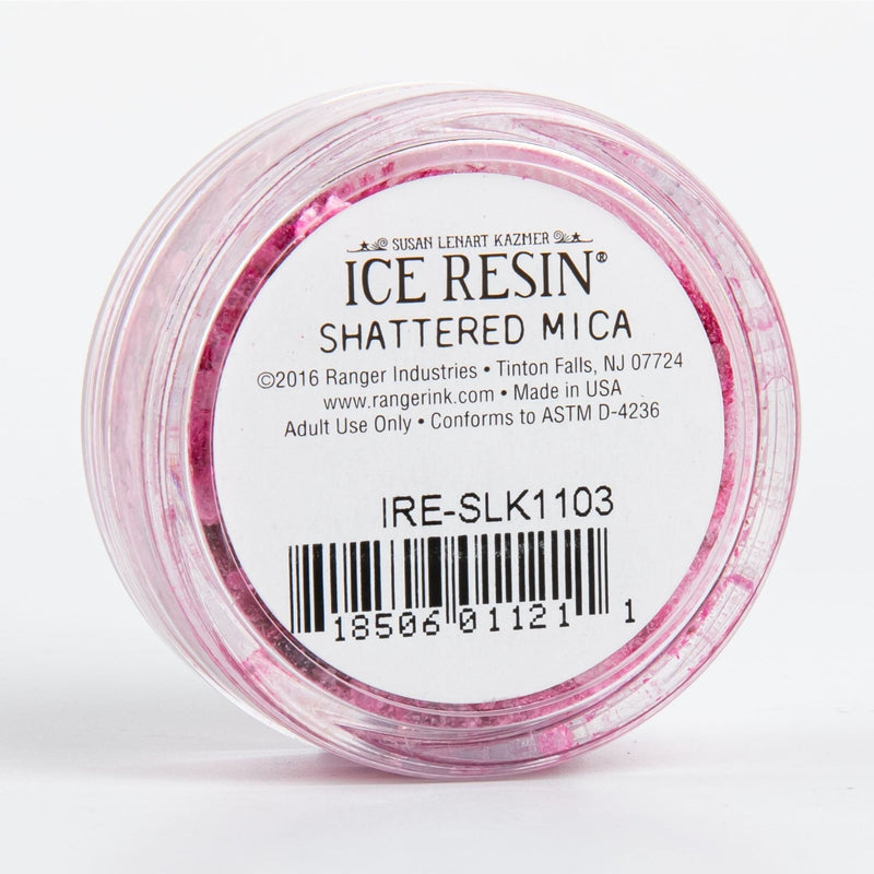 Lavender Ice Resin-Art Mechanique Inclusions Shattered Mica - Raspberry 7 grams Resin Mix Ins