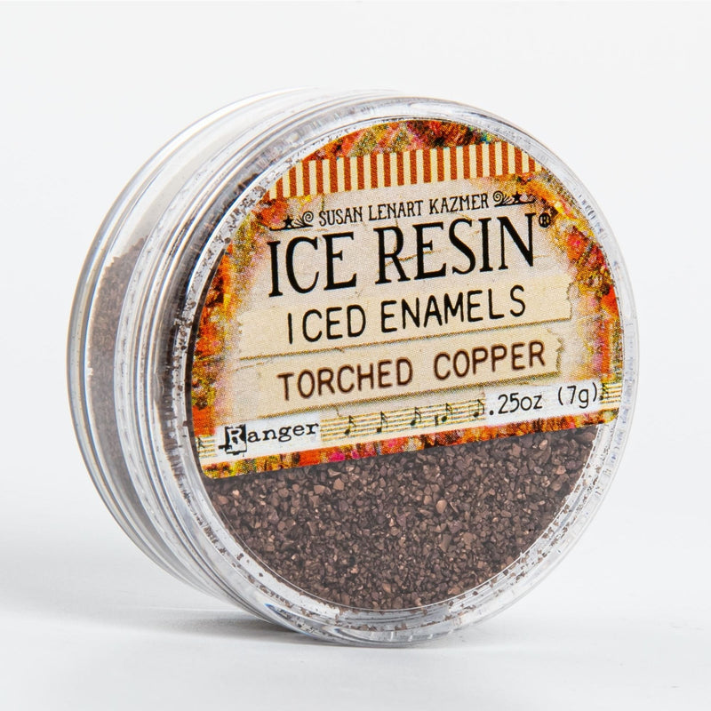 Gray Iced Enamels Relique Powder 15ml - Torch Copper Resin Dyes Pigments and Colours