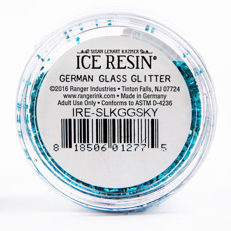 Lavender Ice Enamels German Glass Glitter - 15 grams Sky Blue Resin Mix Ins