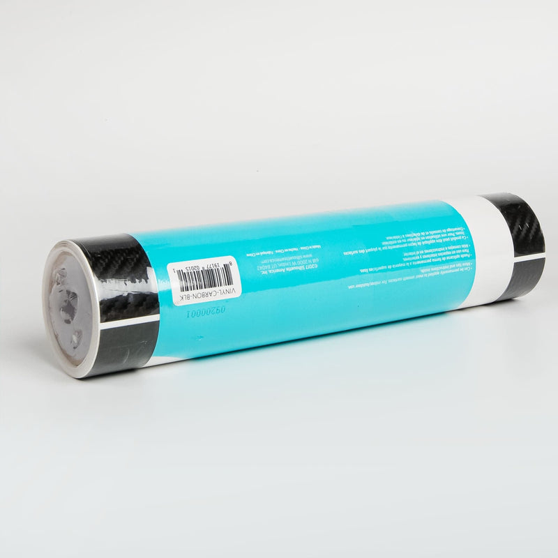 Turquoise Silhouette Permanent Carbon Fiber Vinyl 22.9x180cm - Black Vinyl