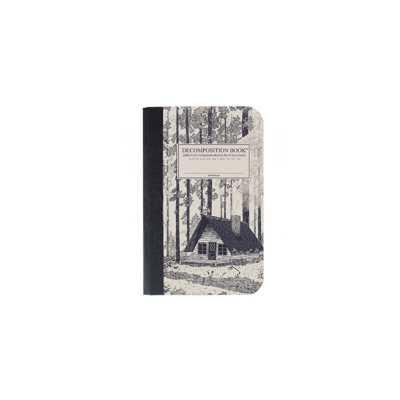 Gray Decomposition Book Notebook Ruled  Pocket Redwood Creek Pads