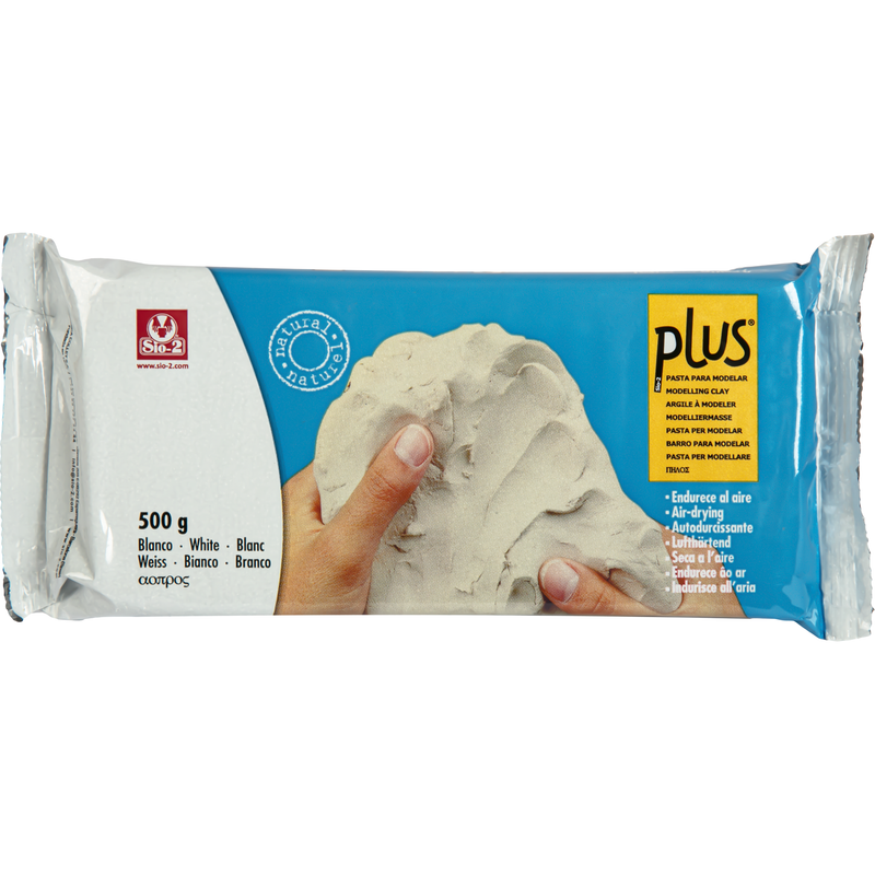 Gray Plus Natural Self Hardening Clay (Air Dry) Natural White 500g Modelling and Casting Supplies