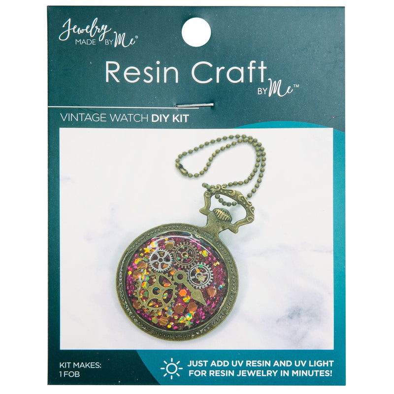 Dim Gray Jewelry Made by Me Resin Craft  Mini Kit Vintage Watch Resin Jewelry Making