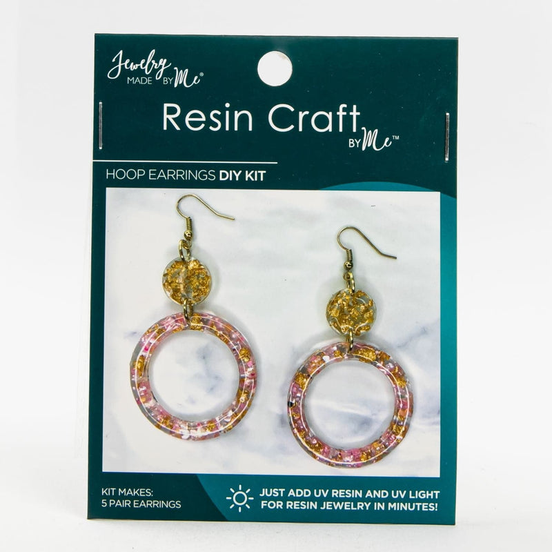 Sienna Jewelry Made by Me Resin Craft  Mini Kit Hoop Earrings Resin Jewelry Making