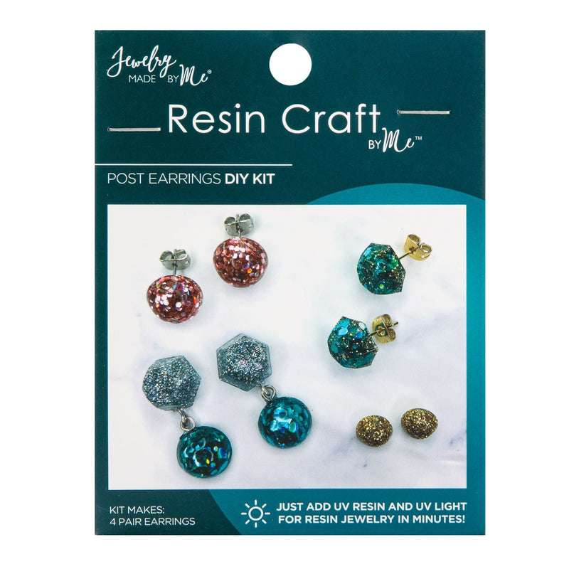 Lavender Jewelry Made by Me Resin Craft  Diy Resin Kit Post Earrings Resin Jewelry Making