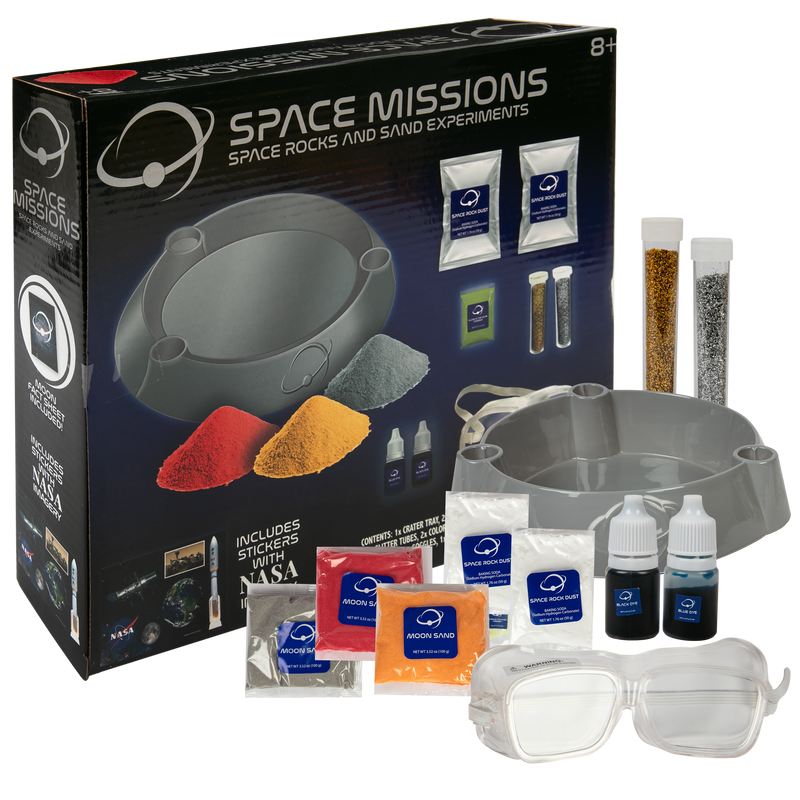 Dark Slate Gray NASA Space Missions Space Rocks and Sand Experiments Kit Kids Activities