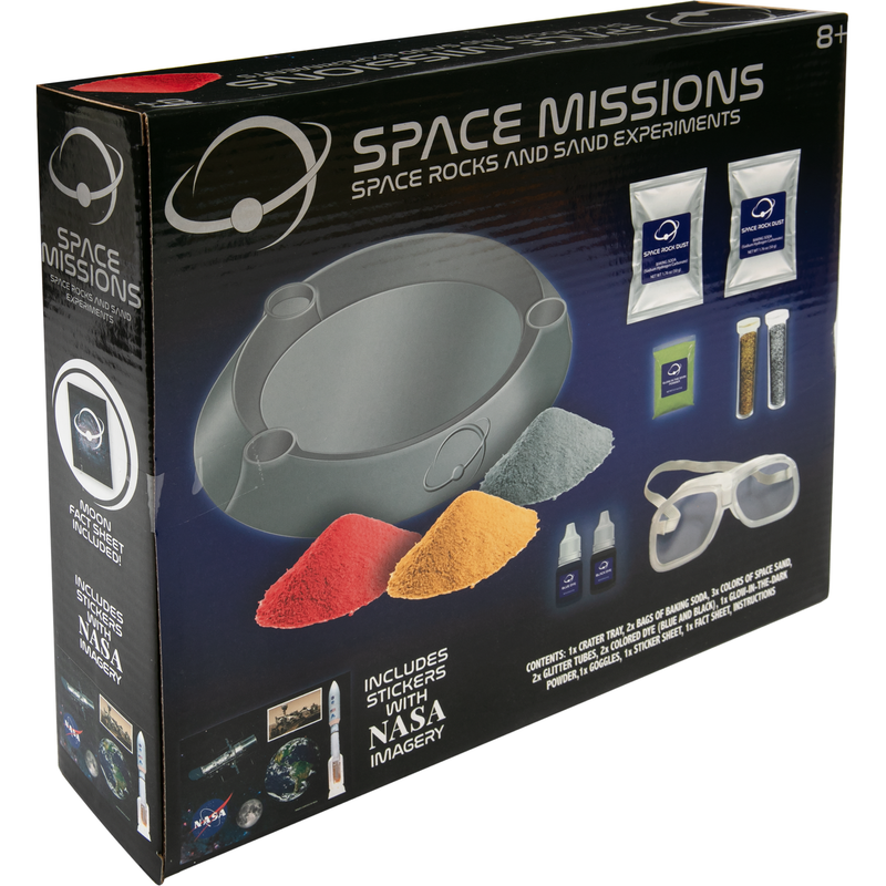 Dark Slate Gray NASA Space Missions Space Rocks and Sand Experiments Kit Kids Activities