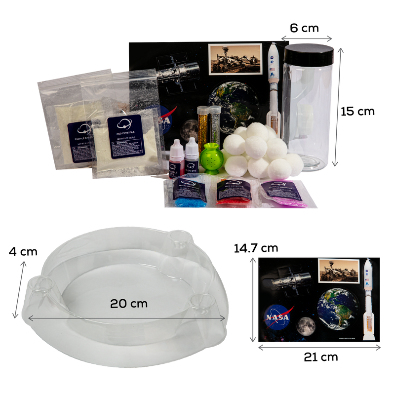 Black NASA Space Missions Exploration and Experiments Kit Kids Activities