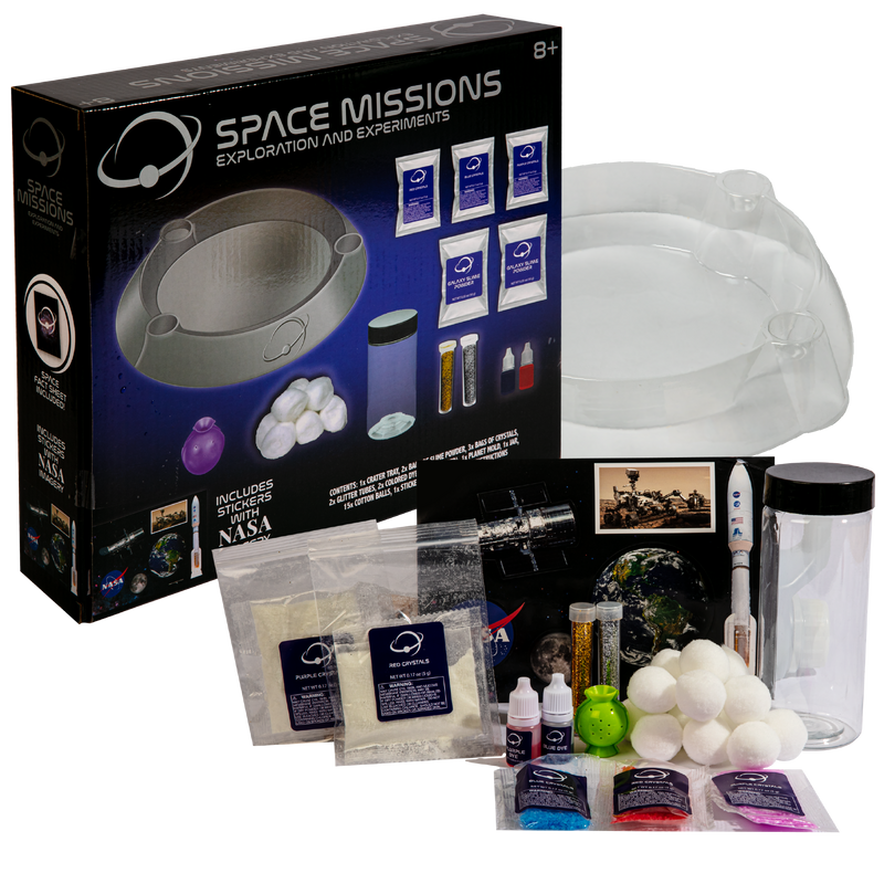 Gray NASA Space Missions Exploration and Experiments Kit Kids Activities