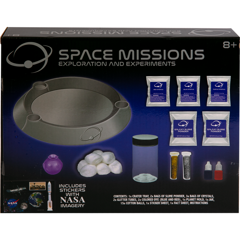 Black NASA Space Missions Exploration and Experiments Kit Kids Activities