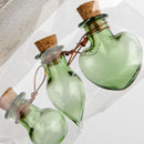 Dark Gray STEAMPUNK Fancy Green Bottle Charms 3pc Beading
