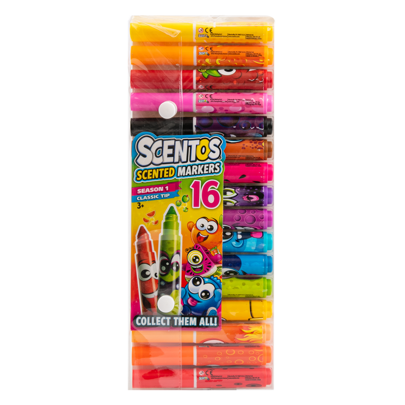 Chocolate Scentos Scented Mini Markers 16pk Kids Markers