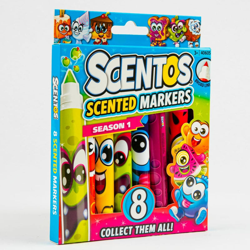 Dark Cyan Scentos Scented Classic Markers 8pk Kids Markers