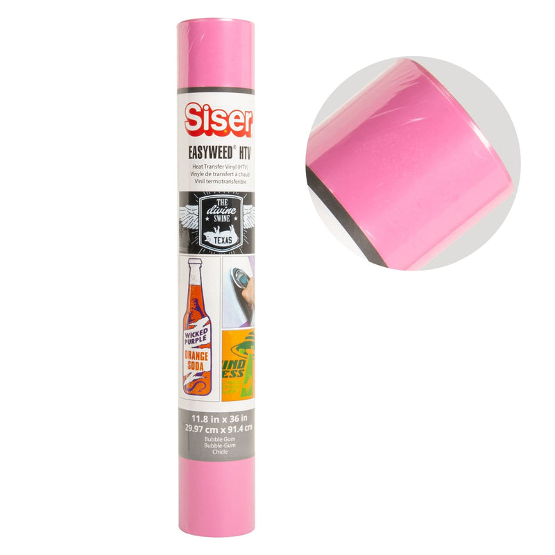 Light Pink Siser EasyWeed Heat Transfer Vinyl  30x91cm - Bubblegum Vinyl