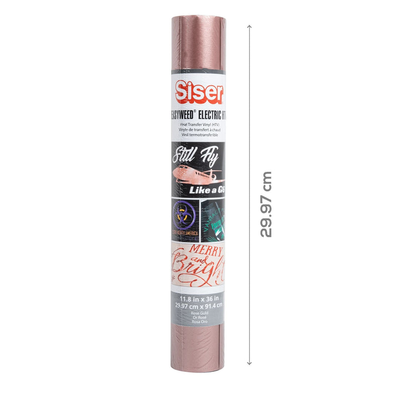 Dim Gray Siser EasyWeed Electric Heat Transfer Vinyl 30x91cm Roll - Rose Gold Vinyl