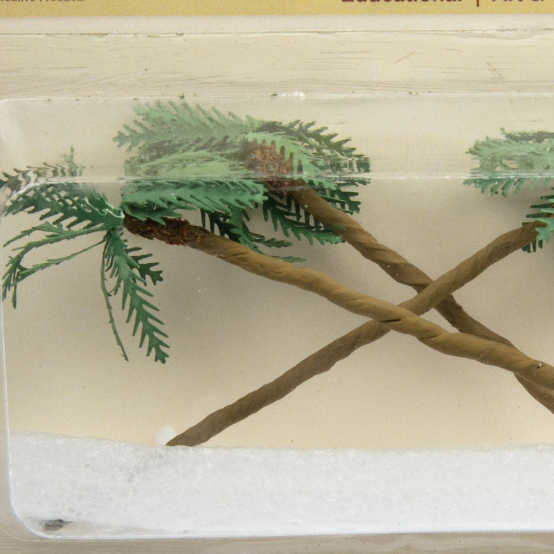 Rosy Brown Wee Scapes Palm Tree 100-125mm (3 Pack) Architectural Model Supplies