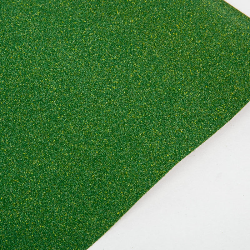 Light Gray Wee Scapes Grass Mat Blended Turf Grass-Green 30x127cm Architectural Model Supplies