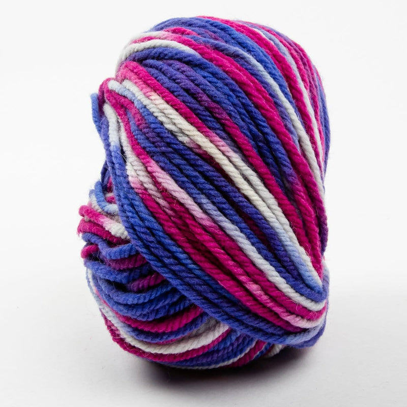 Midnight Blue Eden Colours 100G Grams 100% Superwash Wool col: 44042 Blue Pink Multi Knitting and Crochet Yarn