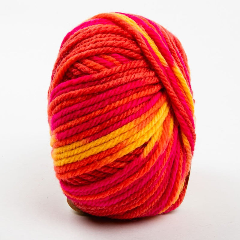 Firebrick Eden Colours 100G Grams 100% Superwash Wool col: 44047 Pink Orange Multi Knitting and Crochet Yarn