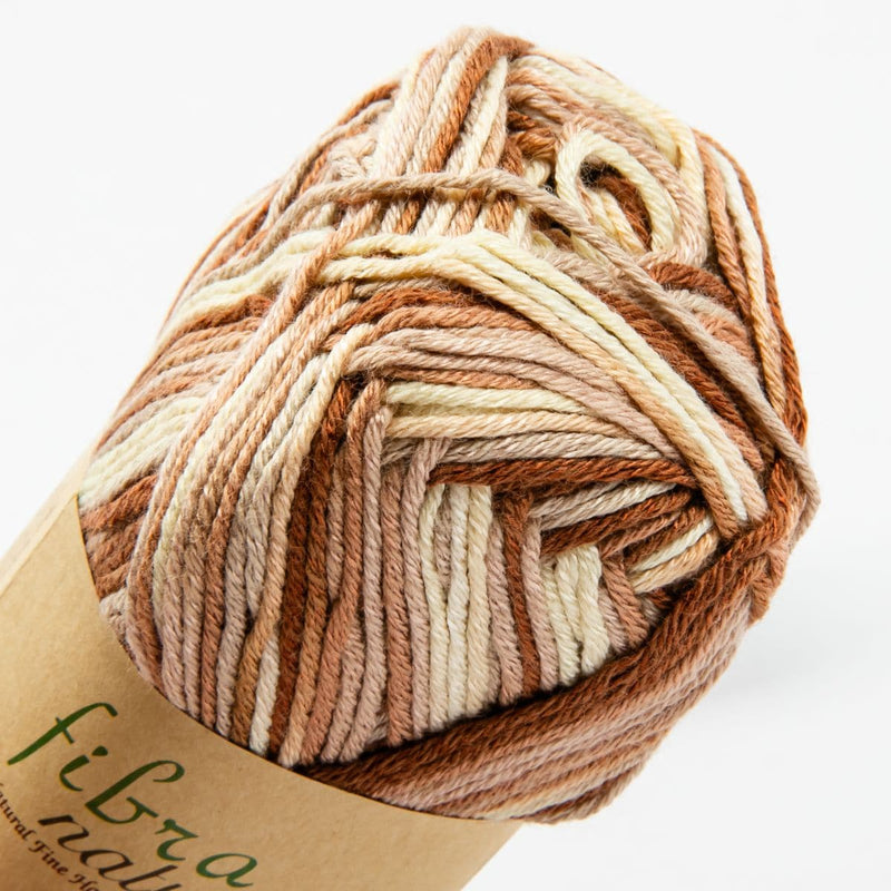 Beige Bamboo Jazz Multi Yarn  50 Grams 50% Cotton 50% Bamboo 50 Grams 50% Cotton 50% Bamboo col: 302 Natural Multi Knitting and Crochet Yarn