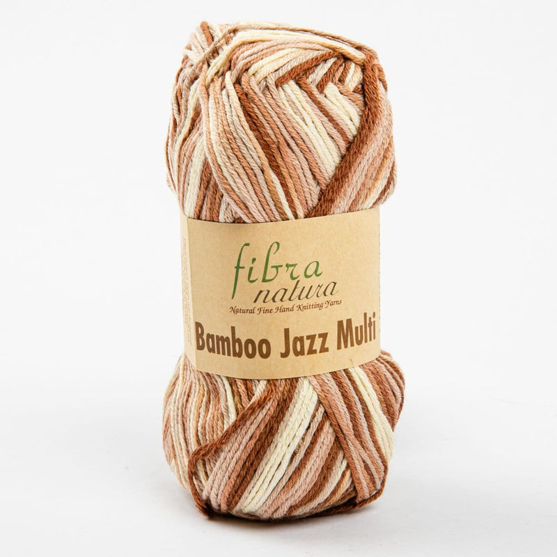 Antique White Bamboo Jazz Multi Yarn  50 Grams 50% Cotton 50% Bamboo 50 Grams 50% Cotton 50% Bamboo col: 302 Natural Multi Knitting and Crochet Yarn