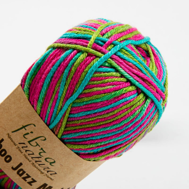 Dark Slate Gray Bamboo Jazz Multi Yarn  50 Grams 50% Cotton 50% Bamboo 50 Grams 50% Cotton 50% Bamboo col: 304 Pink Green Multi Knitting and Crochet Yarn