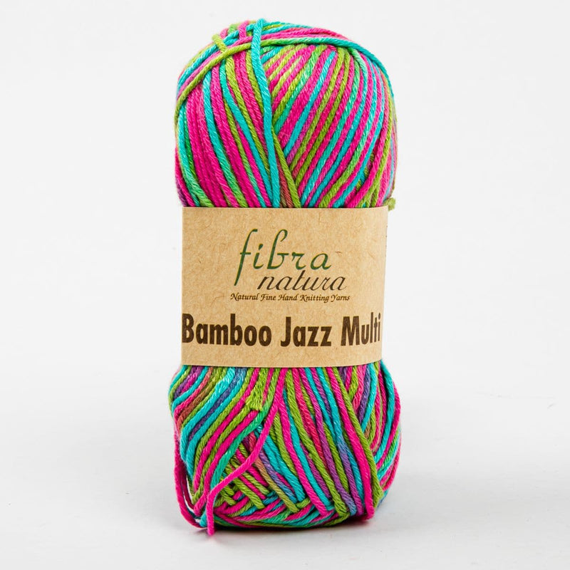 Beige Bamboo Jazz Multi Yarn  50 Grams 50% Cotton 50% Bamboo 50 Grams 50% Cotton 50% Bamboo col: 304 Pink Green Multi Knitting and Crochet Yarn