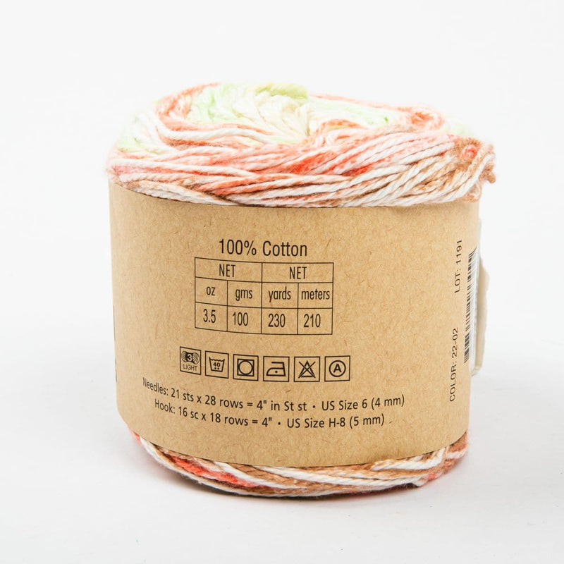 White Smoke 100% Cotton Royal Color Waves 100 Grams Yarn  col: 22-02 Knitting and Crochet Yarn